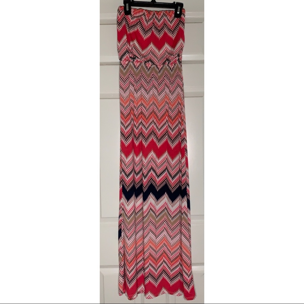 Aztec Print Maxi Dress